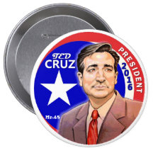 Ted Cruz President 2016 Pins