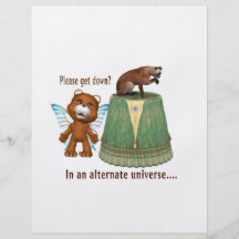 teddy bear asking siamese off table txt alternate flyers