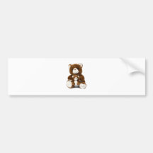 teddy bear bumper stickers