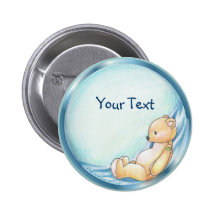 Teddy Bear Button