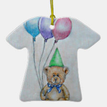 teddy bear christmas ornament