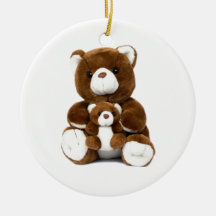 teddy bear christmas tree ornament
