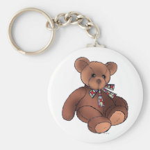 Teddy bear key chain