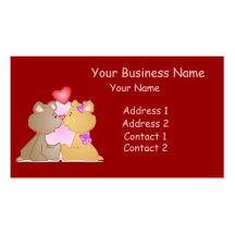 Teddy Bear Love Business Card