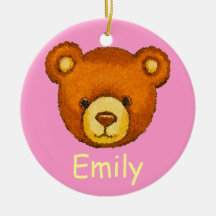 Teddy Bear Ornament~Customise Name