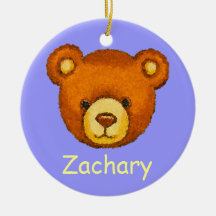 Teddy Bear Ornament~Customise Name