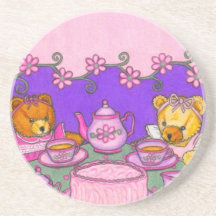 Teddy Bear Tea Party Coaster