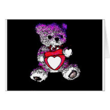 teddy bear valentine Photo 9967 Card