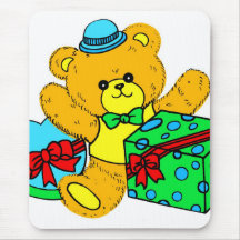 Teddy Bear with Presents,Gifts for Boys Mouse Pads