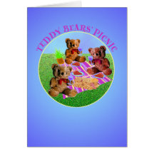 Teddy Bears Picnic Card