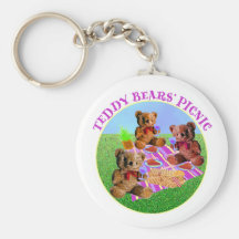 Teddy Bears Picnic Keychains