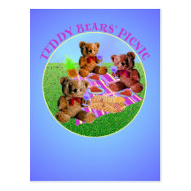 Teddy Bears Picnic Postcards