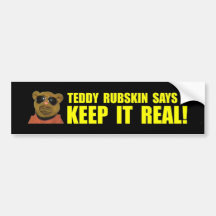 Teddy Rubskin 1st Bumper Bumper Stickers