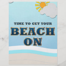 TEE Beach On Flyer