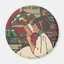 TEE Book Worm Fridge Magnets