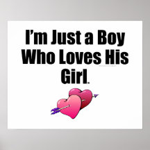 TEE Boy Loves Girl Posters
