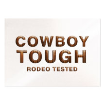 TEE Cowboy Tough Business Card Templates