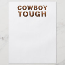 TEE Cowboy Tough Flyer Design