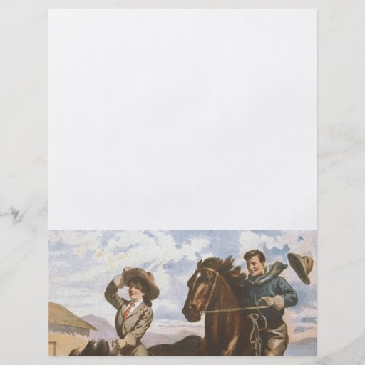 TEE Cowgirl Old School Personalized Flyer