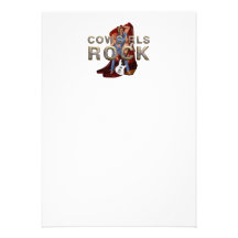 TEE Cowgirls Rock Custom Invitation