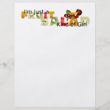 TEE Fruit Salad Girl Personalised Flyer