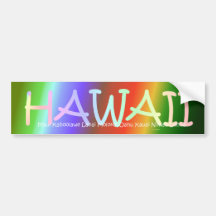 TEE Hawaii Bumper Stickers