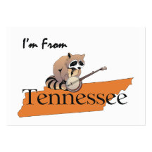 TEE I'm From Tennessee Business Card