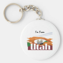 TEE I'm From Utah Key Chain