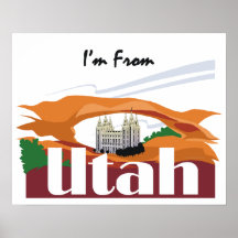 TEE I'm From Utah Print