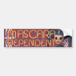 TEE Mascara Dependent Bumper Sticker