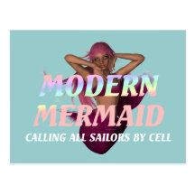 TEE Modern Mermaid Post Cards