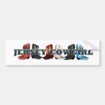 TEE New Jersey Cowgirl Bumper Stickers