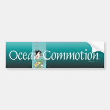 TEE Ocean Commotion Bumper Stickers