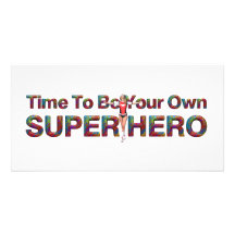 TEE Own Superhero Personalised Photo Card