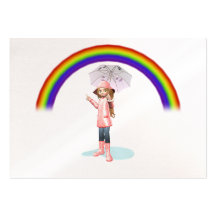 TEE Rain Go Away Business Card Templates