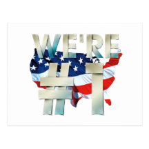TEE We're Number One USA Post Card