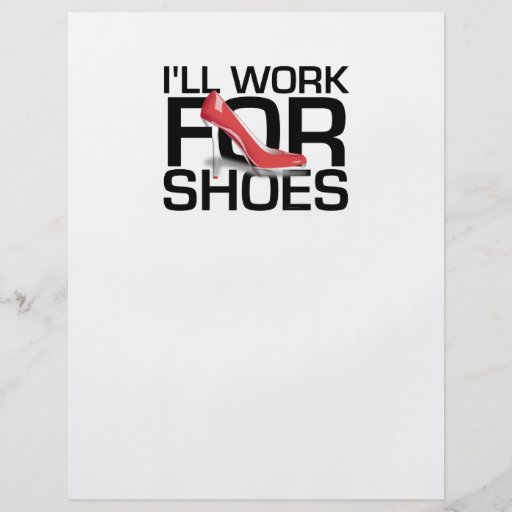 TEE Work For Shoes Personalised Flyer