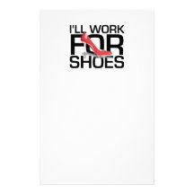 TEE Work For Shoes Personalised Stationery