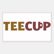 TeeCup sticker