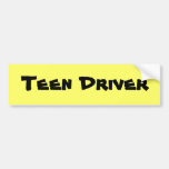 Teen Driver Bumper Sticker