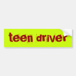 teen driver bumper stickers