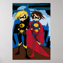 Teenage Superheroes Poster