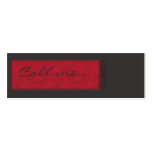 Teenager Call me Card Business Card