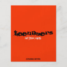 teenagers, not from mars, COMING SOON Flyer