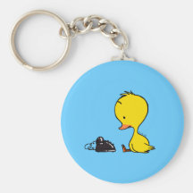 Telephone & Duck Keychains