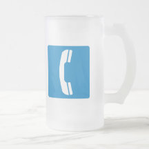 Telephone Highway Sign Mugs