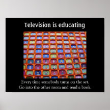 Television educates posters