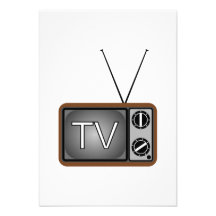 Television Personalized Invitation