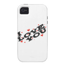 Tell someone you love them - Customisable Case-Mate iPhone 4 Covers