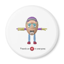 template fridge magnet